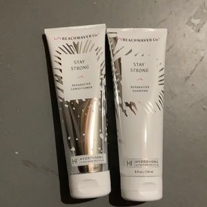 Beachwaver co stay strong shampoo and conditioner